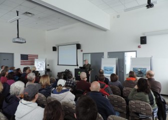 “Restoring the Bald Eagle: A 40-Year Journey,” a free presentation hosted by the Onondaga Lake Conservation Corps, is attended by more than 120 community members.